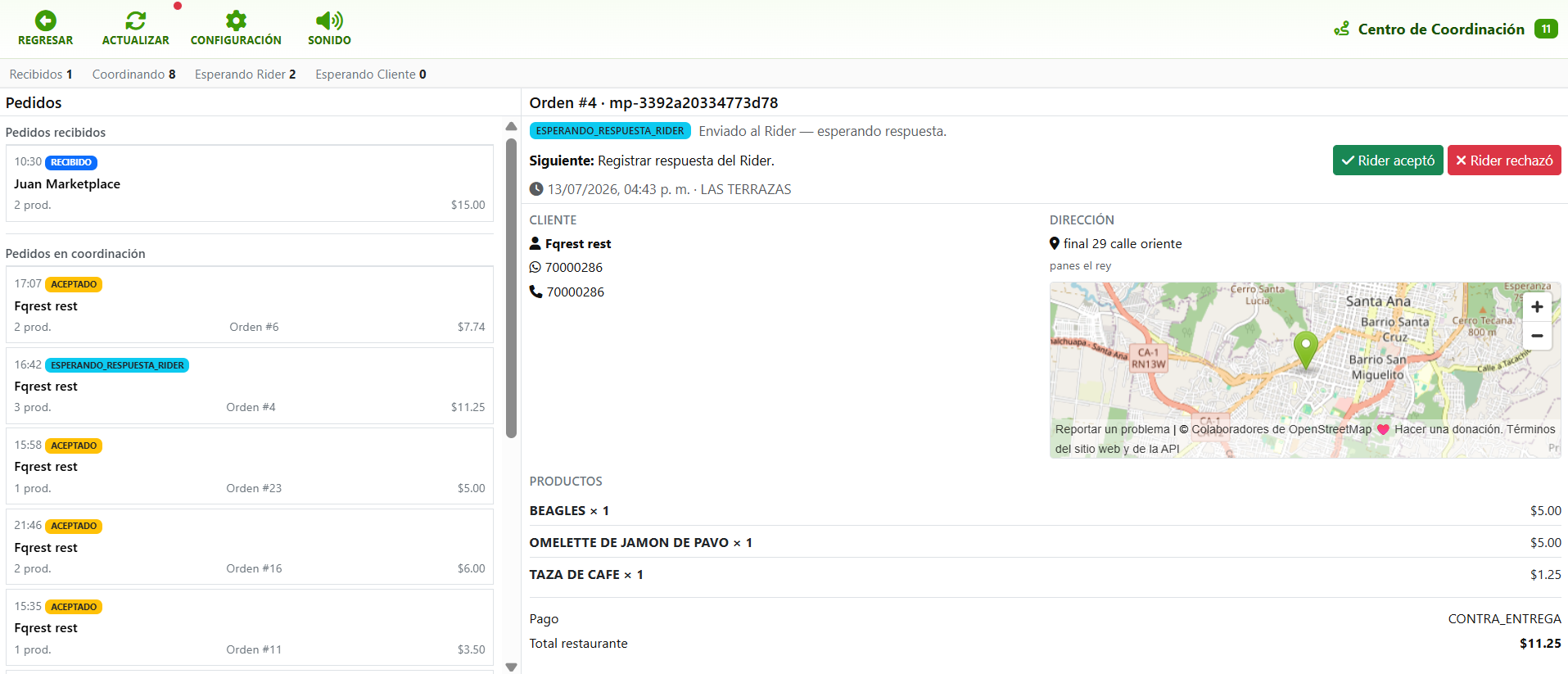 Pedidos en línea próximamente con FQrest